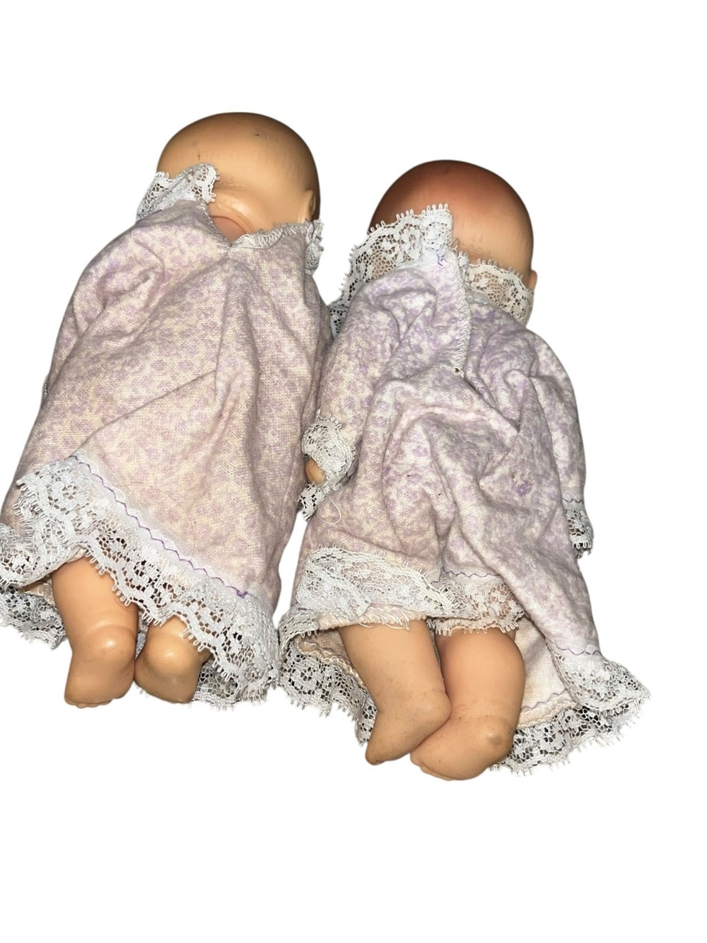 Vintage playmates 8” baby dolls lot twinsies! - Picture 3 of 4